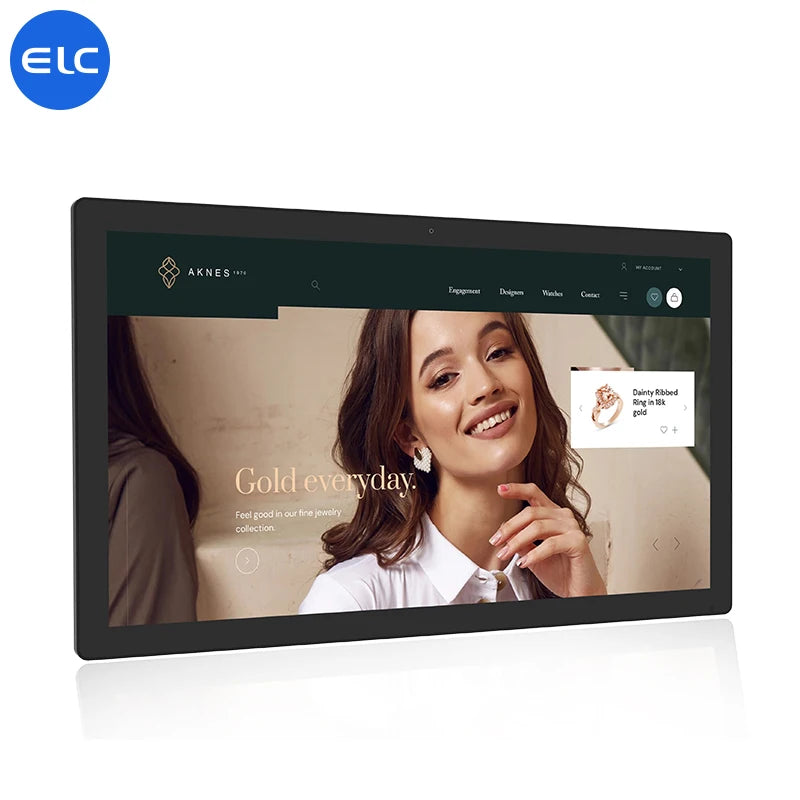 2025 OEM Manufacturer 27 Inch Android Tablet PC Touch Screen Digital Signage Advertising Display Wall Mounted Digital Poster