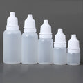 3ml 5ml 10ml 20ml 30ml Disposable Eye Drop Bottle Custom Translucent Plastic PE Squeeze Oil Dropper Bottle