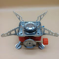 Small Outdoor Picnic Collapsible square Stoves Stainless Steel Cassette Gas Canister Stove