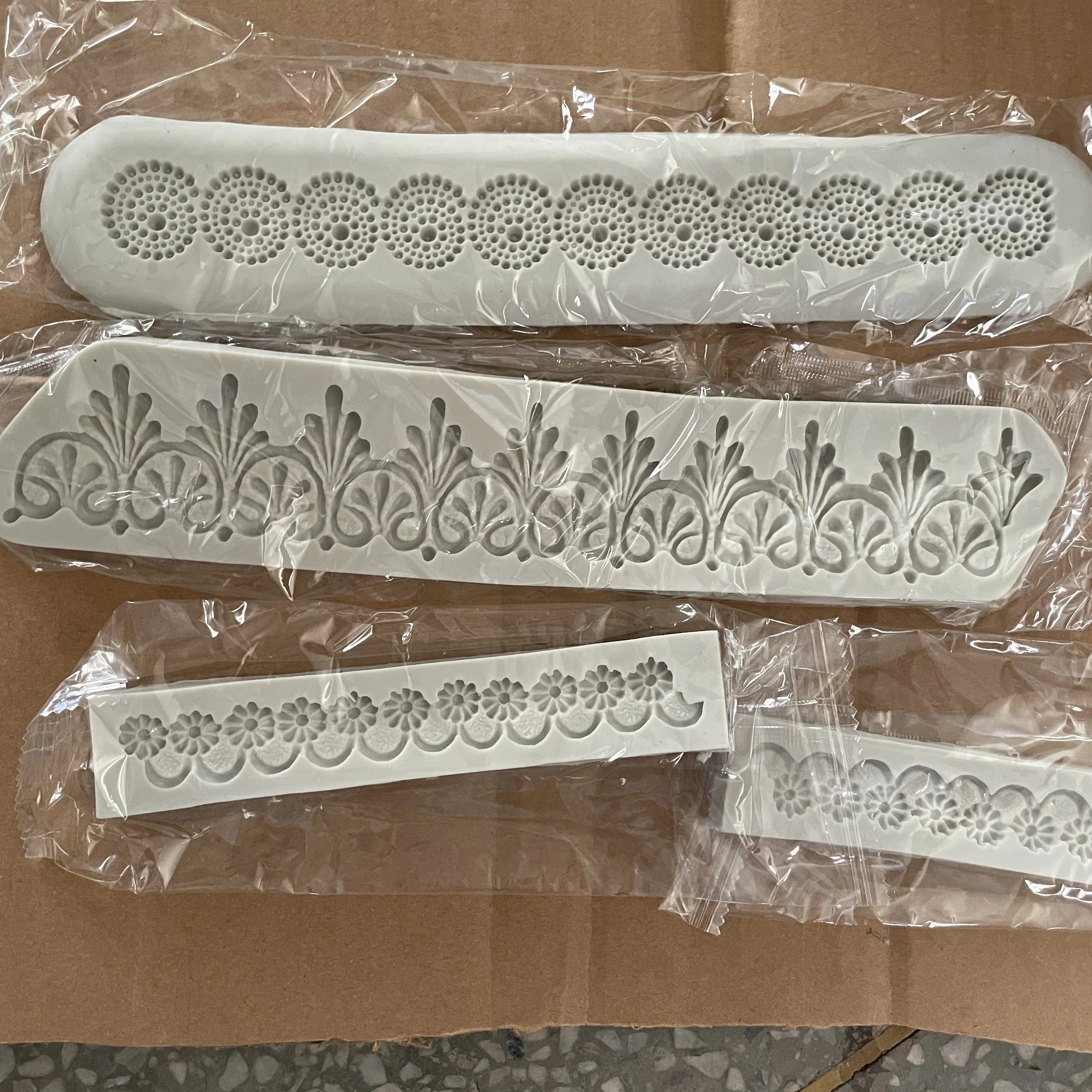 Cake Decoration Mold Cake Rim Silicone Mold Chocolate Fondant Baking Molds