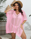 Women's Summer Swimsuit Bikini 2024 Swimwear Crochet Cover up Swimwear Crochet Dress