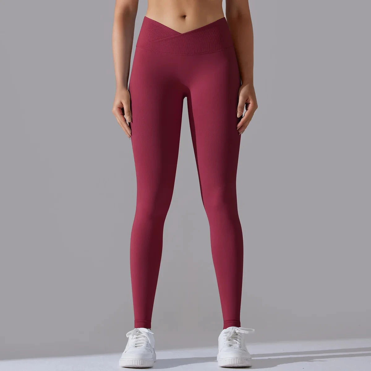 S-2XL Plus Size Seamless Scrunch Butt Yoga Legging V Waist Gym Fitness Tight Legging Custom Logo