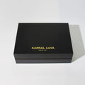 Custom Logo Black Rigid Hard Case Cardboard Packaging Lid and Base Rigid Paper Gift Box