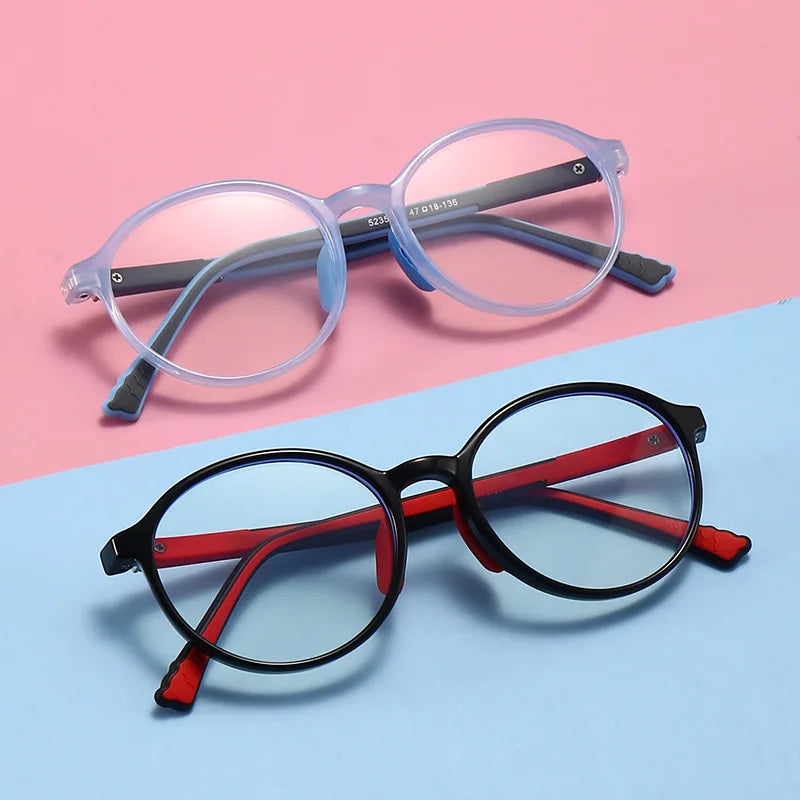 Children Comfortable TR90 Silicone Optical Kids Eyeglasses in Stock MegaBDM