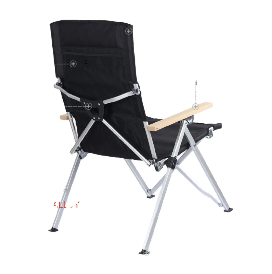 Folding Camping Kermit Chair Bracket Stable Collapsible Camp Chair for Outdoor Hiking Fishing Picnic Travel