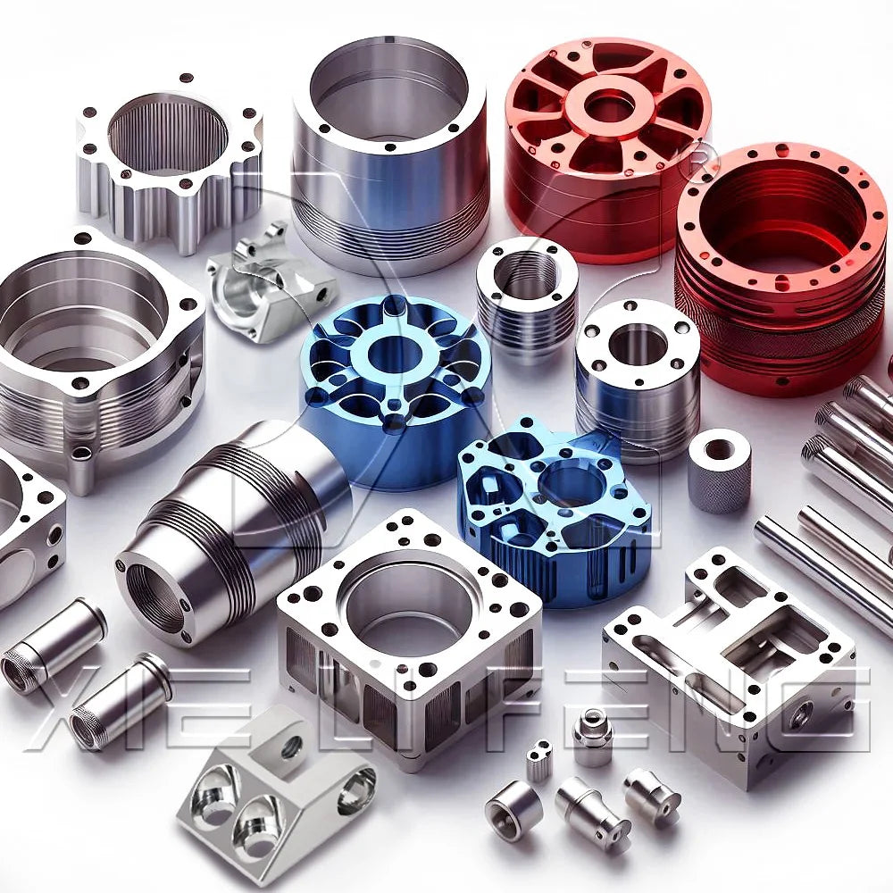 HighPrecision 3/4/5 Axis OEM Anodized Aluminum Parts Customized Laser Engraved Accessories Parts Machining Anodized Metal Parts MegaBDM