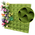 9/18/25/36/Planting Pocket Outdoor Fabric Wall Hanging Planter Grow Bags Felt Pocket Vertical Hanging Bag for Sale