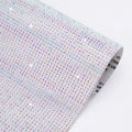 AB 3mm White Resin Jelly Rhinestones Sheet Self-Adhesive for DIY Crafts Jewelry Wedding Party Decor; for Bags Garments Shoes