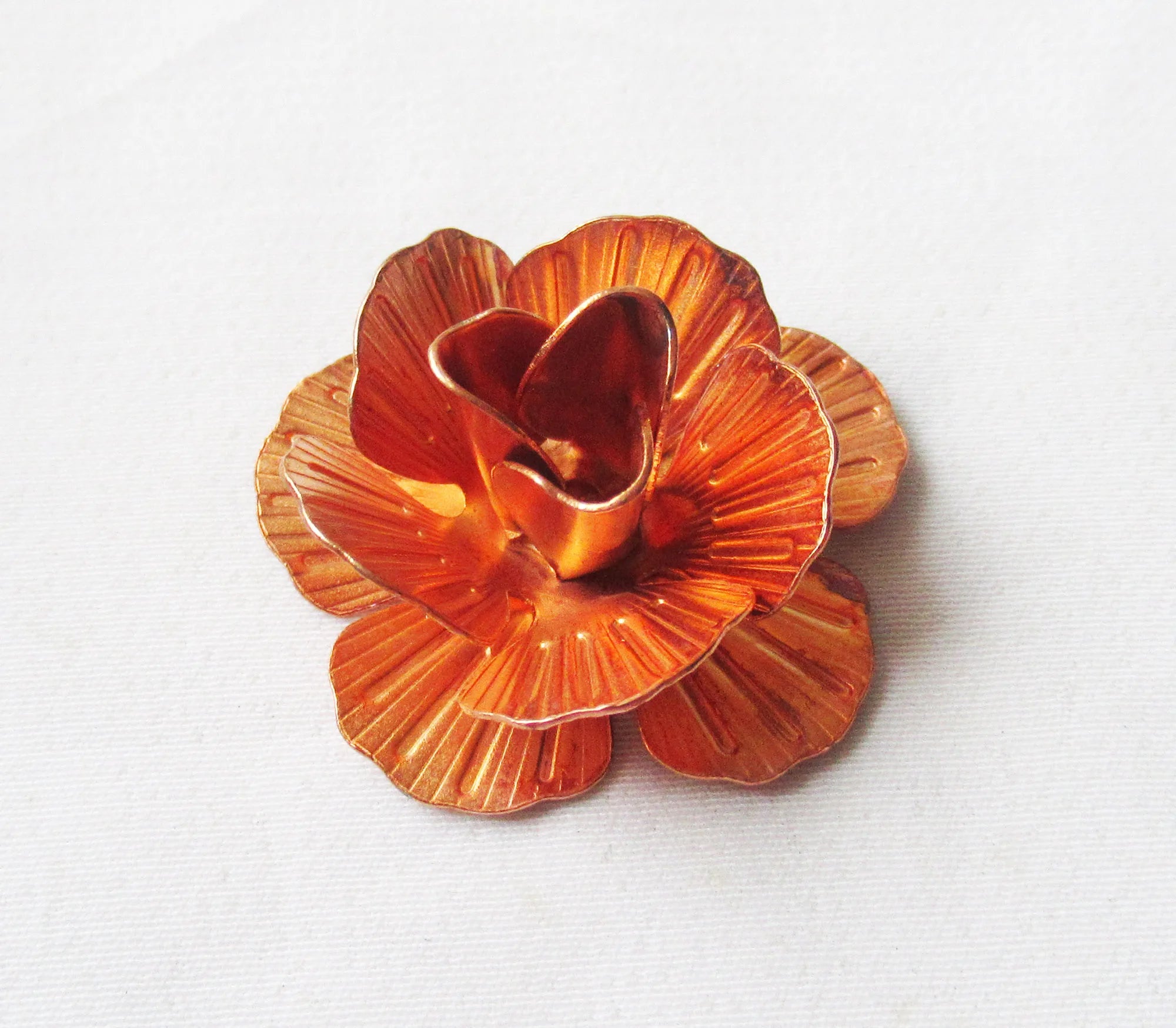 29mm Iron Plated Rose Decorative Metal Flower Copper Flower Loose Findings