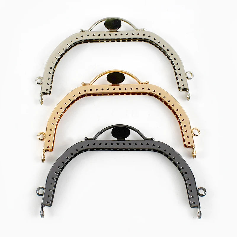 Deepeel BS251-13cm Bag Accessories Women Frames for Handbags Kiss Lock Clutch Purse Frame