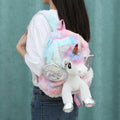 Soft Lady Cartoon Pattern Backpack - Girls' Casual Backpack - Elegant and Cute Backpack