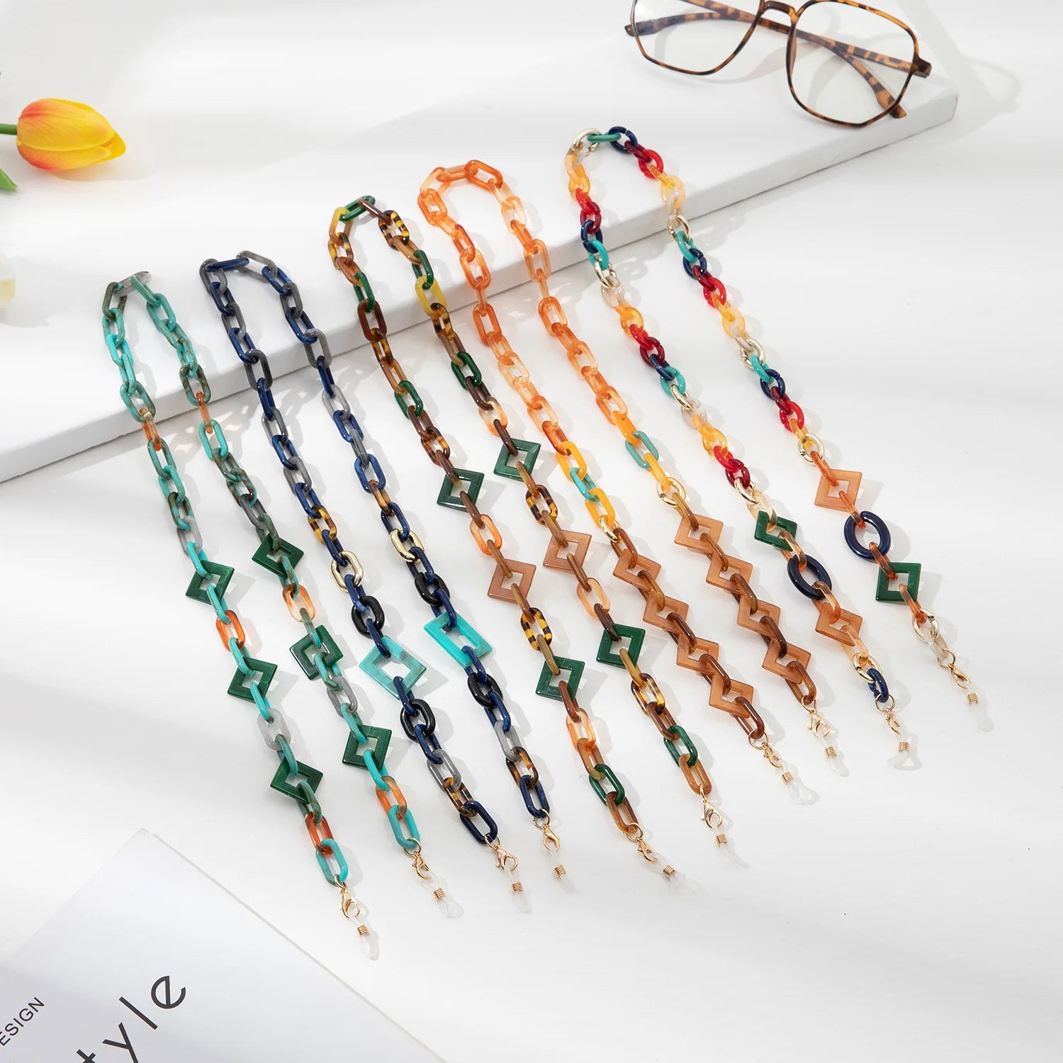 Trendy Accessories New Fashion Sunglasses Chain Glasses Holding