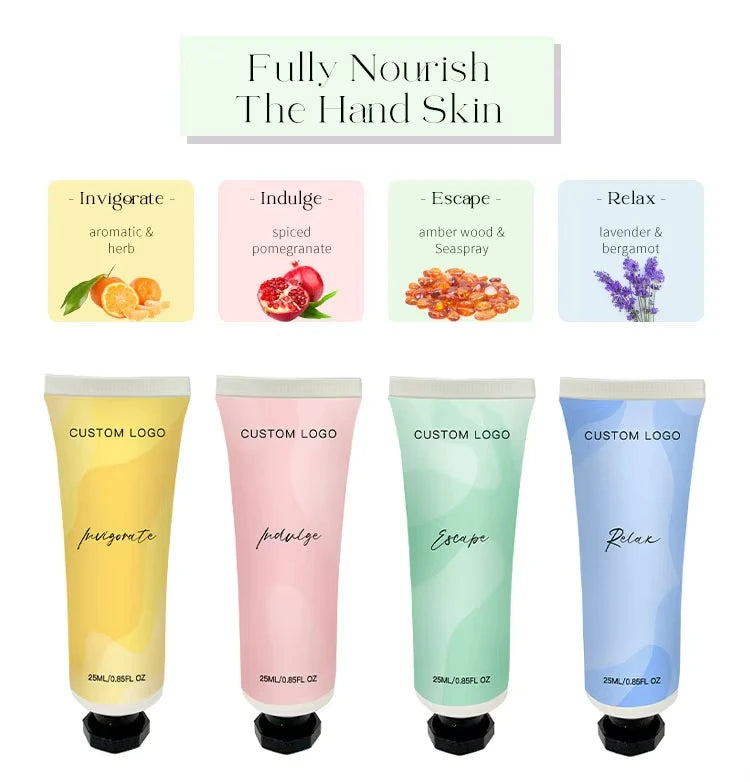 Private Label Moisturizing Christmas Hand Cream Organic With Shea Butter for Women and Men 25G