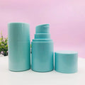 30ml/50ml/100ml/120ml  Blue Pink Color Luxury Empty Refillable Airless Pump Plastic Cosmetic Lotion Bottle