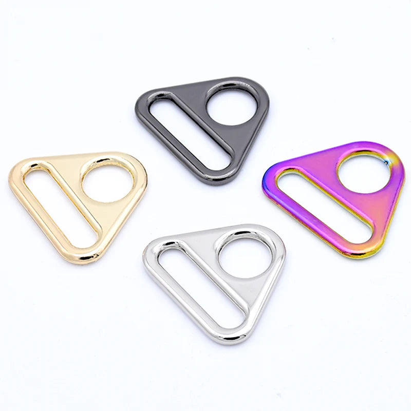 25mm Handbag Triangle Ring Hardware Metal Triangle Webbing Belt Buckle for Bags