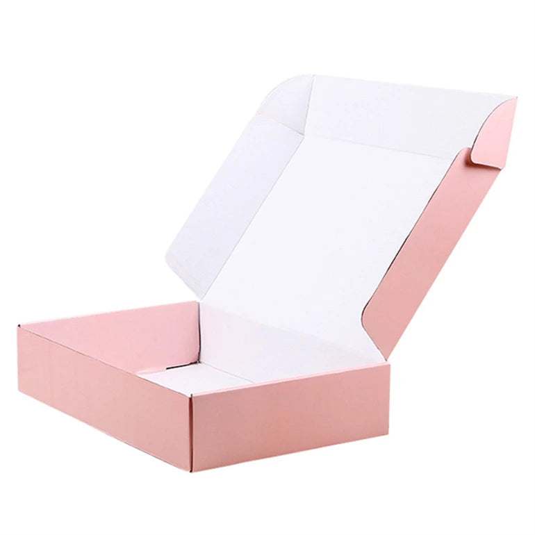 Free Design Light Pink Custom Logo Printing Self Care Subscription Eco-friendly Mailer Box  Gift Craft Packaging Shipping Box