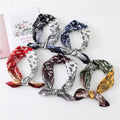 Cashew Silk Scarf for Lady Emulation Silk Color Restoring Ancient Ways d Towel 60 cm Double Color Color Matching Joker Scarf