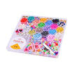 Hot Sale Polymer Clay Beads Set 6mm Color Flat Chip Beads Letter Alphabet Clay Beads Accessory Kit for Bracelet Making