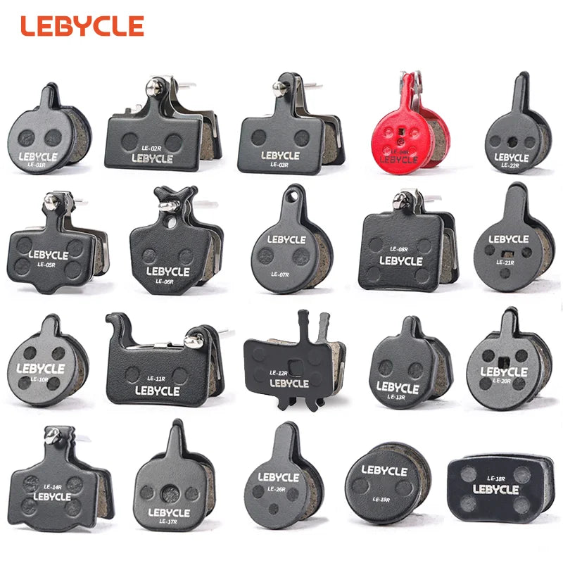 LEBYCLE Factory Custom Bicycle Hydraulic Disc Brake Pads Bicycle Semi-metallic Resin Ceramic Brake Pad for XT DEORE ELIXIR AVID