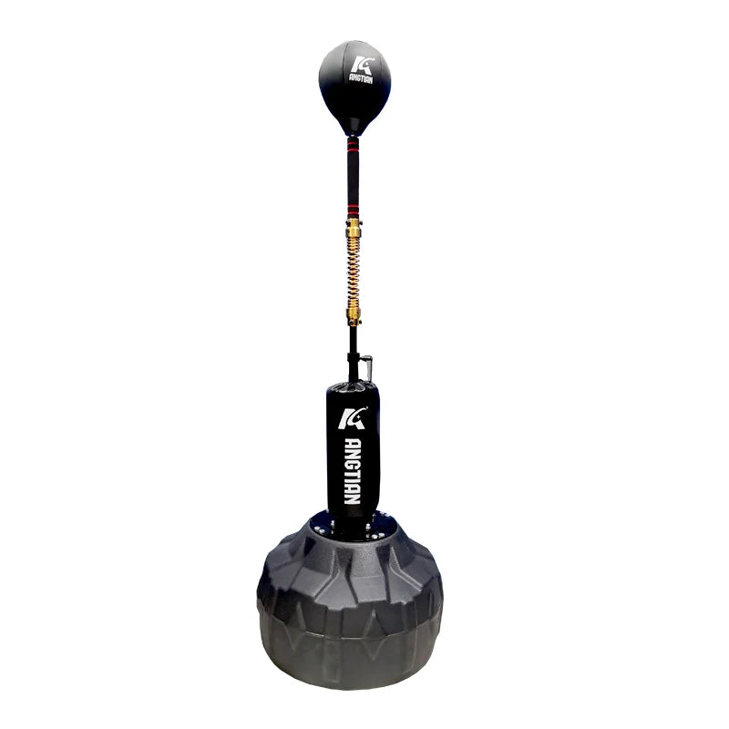 Angtian Freestanding Boxing Punch Speed Ball Stand/ Floor Standing Fitness Reflex Bag