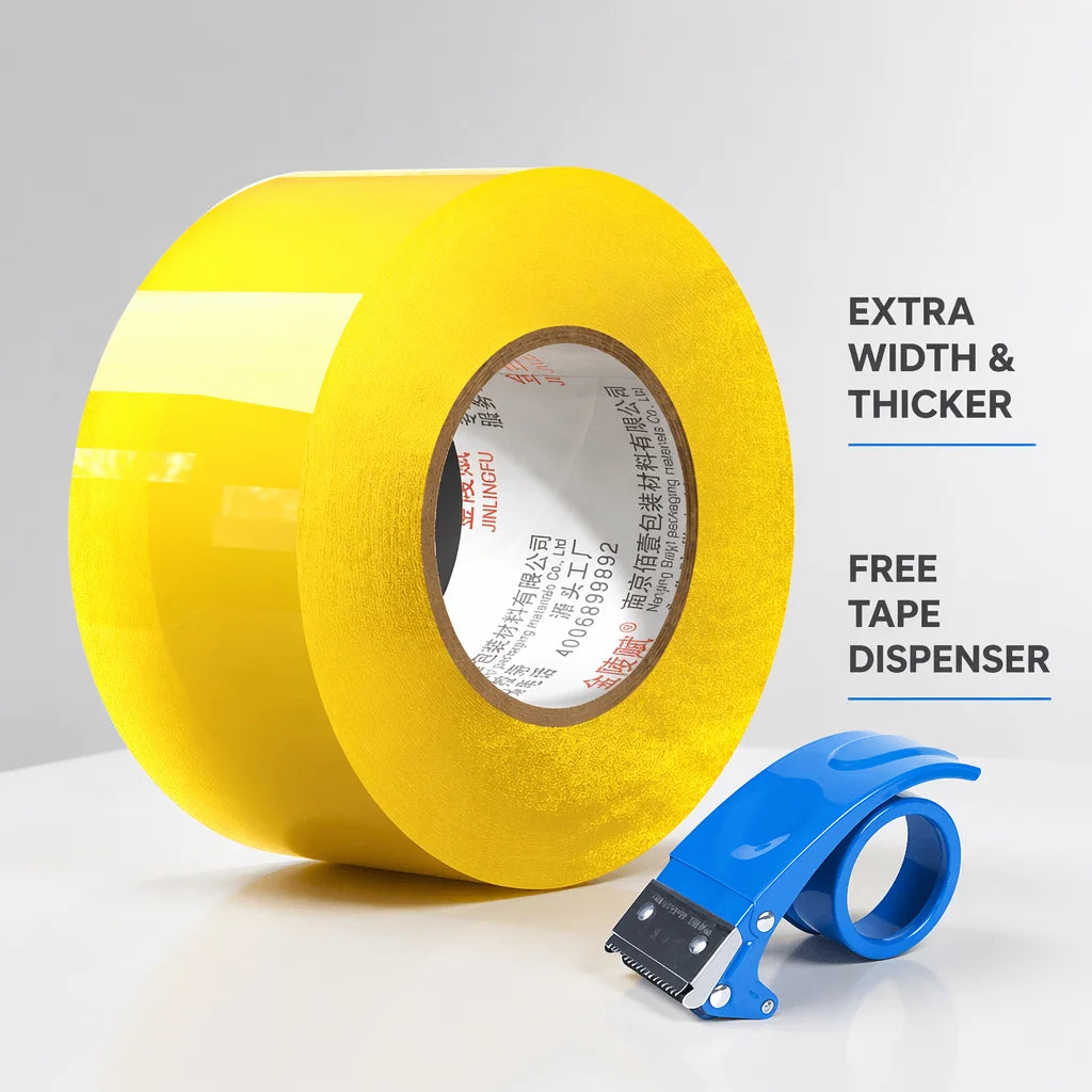 Wholesale Wande FXJD Jumbo Roll Bopp Pressure Sensitive Tape Clear Industrial Grade Waterproof Acrylic Single-Sided Carton