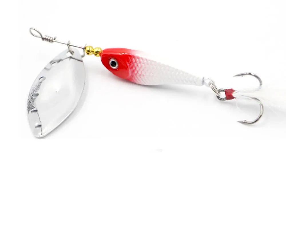 Selco Multiple Specifications Metal Bait Lead Fish Sinking Fishing Lure Blade Lead Fish Spinner Lure