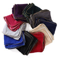 Wholesale Women Chiffon Scarf Luxury Fashion Soft Chain Hijab Pure Color Comfortable European Style Other Scarves Shawls