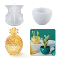 Early Riser DIY Pineapple Jewelry Storage Boxes Holder Silicone Mold Home Decor Wedding Decoration Epoxy Resin Crafts Moulds