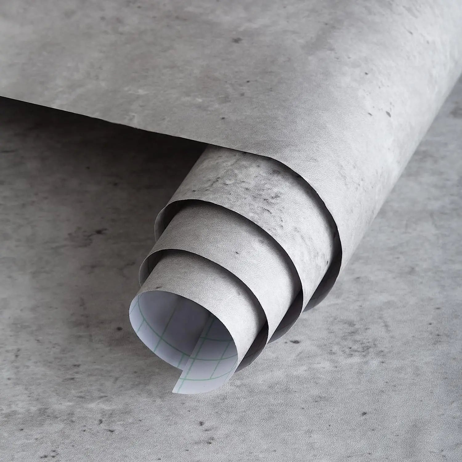 ORON DECO Thickened Peel and Stick Cement Wallpaper Concrete Waterproof PVC Vinyl Self Adhesive Wallpaper Roll for Living Room