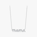 Trendy Gold Color Link Chain for Women Fine Jewelry 925 Sterling Silver Pave Setting CZ Sparkling Letter MAMA Charm Necklaces