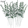 Eucalyptus Stems Decor Artificial Eucalyptus Leaves Faux Branches for Wedding Centerpiece Flower Floral Arrangement Farmhouse