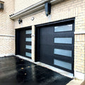 Modern Intelligent Panel Garage Door for Residential Use Automatic Gate with Finished Steel Material Sectional Design for Homes