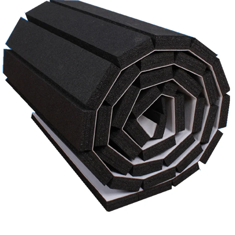 Younuo PVC Leather Covered Grappling Roll Mat/BJJ Roll up Mat/ Judo Tatami Roll Out Mat