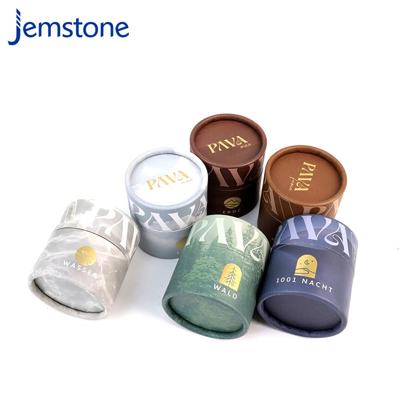 Customized Size Printed logo Cardboard Round Craft Paper Tubes with Custom Printed