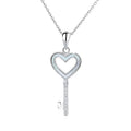 Hot Sale New Arrival Heart-shaped Key Pendant Necklace