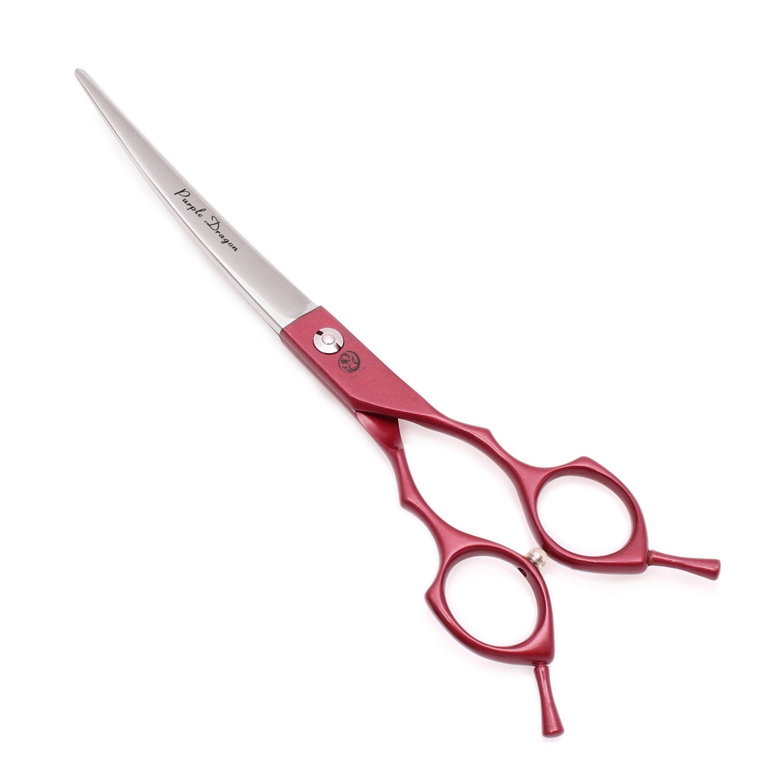 AQIABI JP Steel 6.5\" Dog Grooming Scissors up Curved Pet Scissors with Sharp Stainless Steel Blade Model Z4009