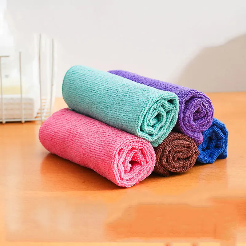 Hot Selling Microfiber Towels 80% Polyester 20% Polyamide Microfiber Cleaning Cloth Warp Knitted Towel Car Kitchen Towels MegaBDM