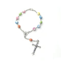 2025 Crystal Acrylic Resin Prayer Muslim Catholic Rosary Beads Bracelet for Women