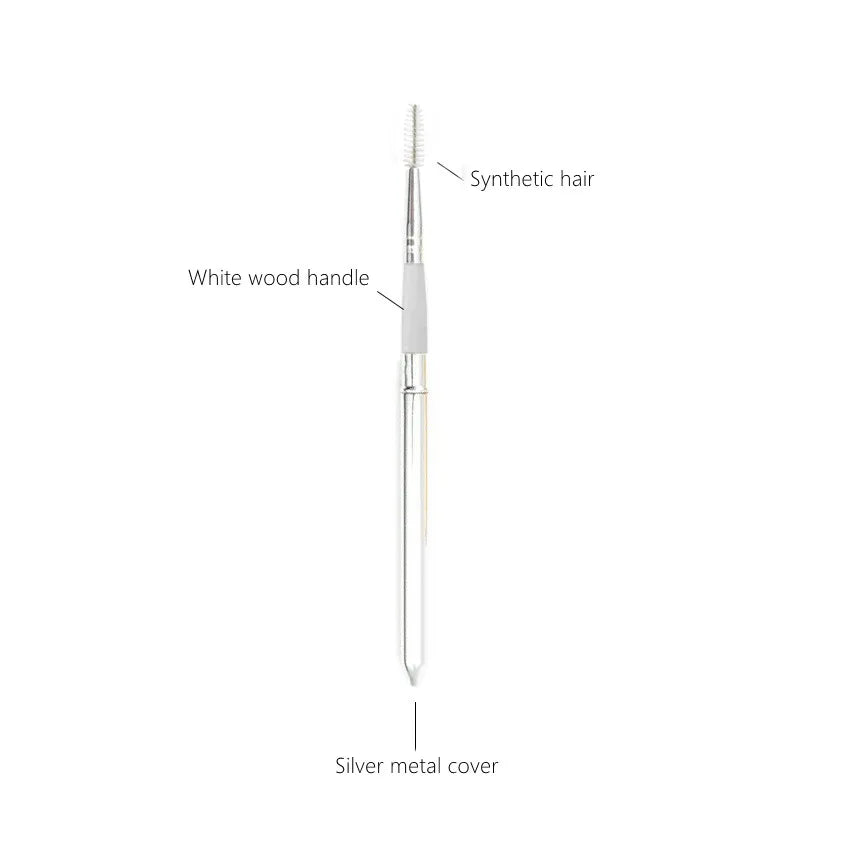 Black clear Custom Brow Tint Reusable Lash Brush Eyelash Extension Spoolies Eyebrow Brushes