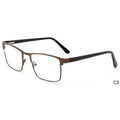 Factory New Vintage Metal Optical Transparent Eyeglasses Frame Fashionable Diamond Face Shape Match for Men and Women