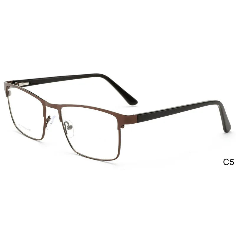 Factory New Vintage Metal Optical Transparent Eyeglasses Frame Fashionable Diamond Face Shape Match for Men and Women