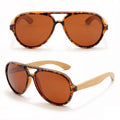 Oversized Front Frame Timeless Wood Sunglasses: All-Face-Fit & Polarized for Outdoor Gatherings & Photos
