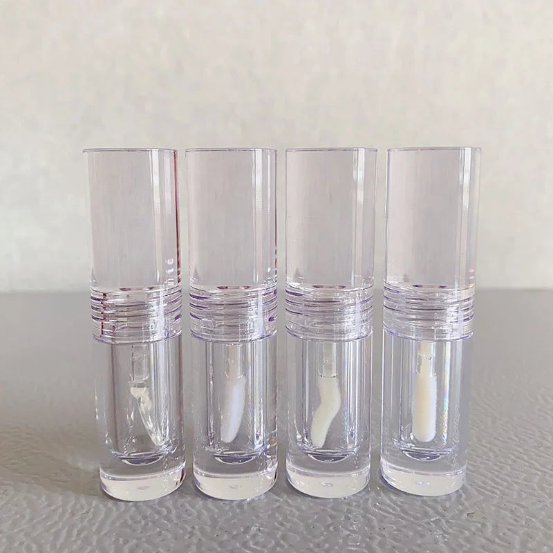 LZ Pack 2023 New Mini Cute Lip Gloss Container CLuxury Lip Oil Packaging 2ML Empty Transparent Lip Gloss Tubes With Private Logo