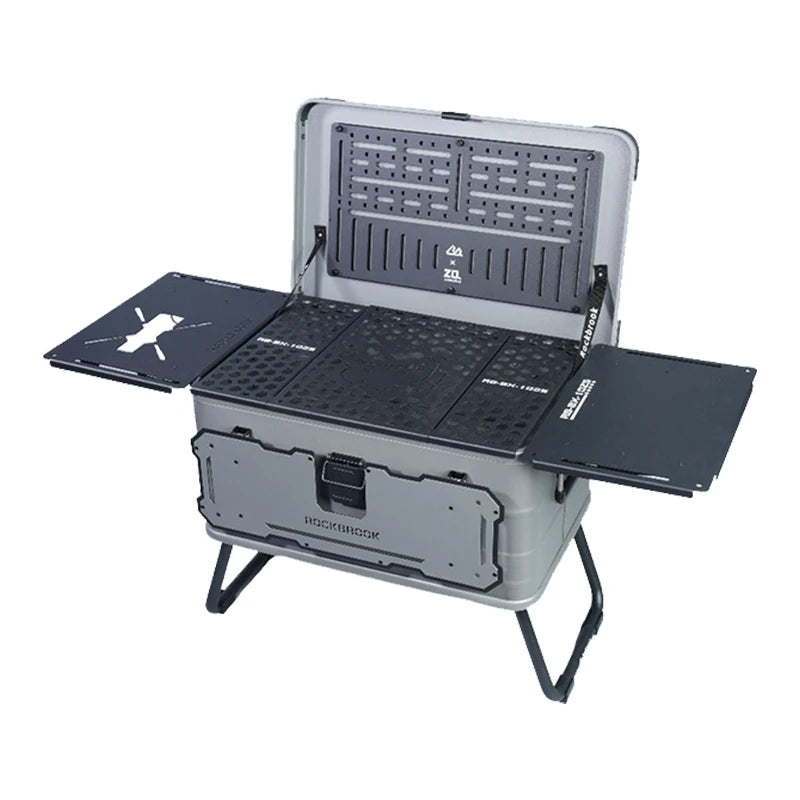 N8 ROCKBROOK Custom Storage Boxe and Storage Containers Alloy Top Roof Outdoor Camp Car Travel Coffee Storage Aluminum Tool Case