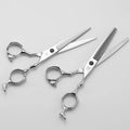 New Style Stainless Steel Barber Scissors Soft Handle Sharp Beauty Fashionable Hot Sale Hairdressing Cutting Thinning Scissors
