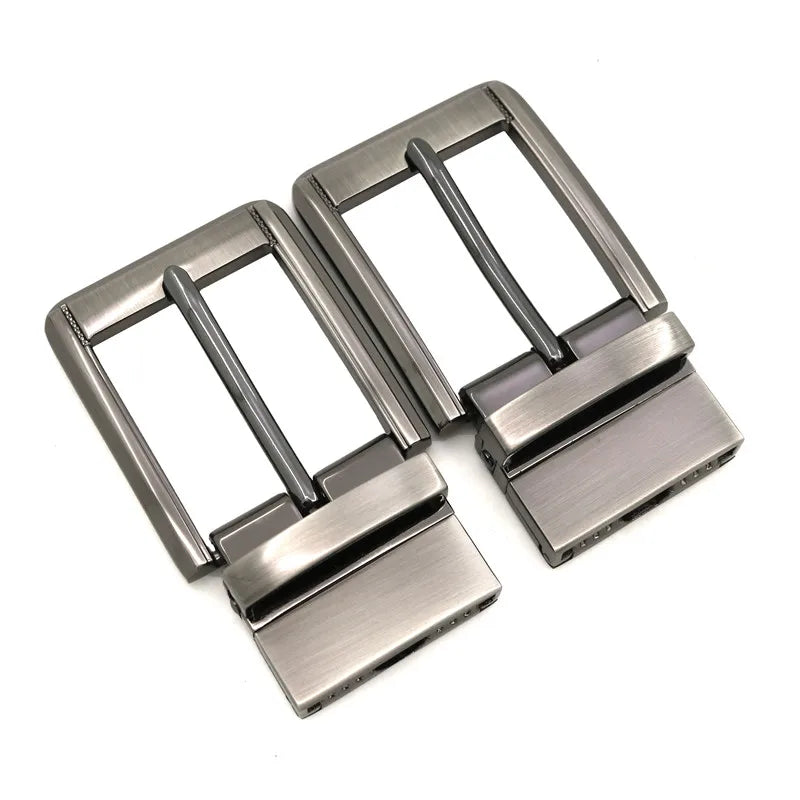 New Reversible Buckle 35MM Pin Buckle Belt With Holes Alloy Buckles Factory OEM Custom Logo Wholesale