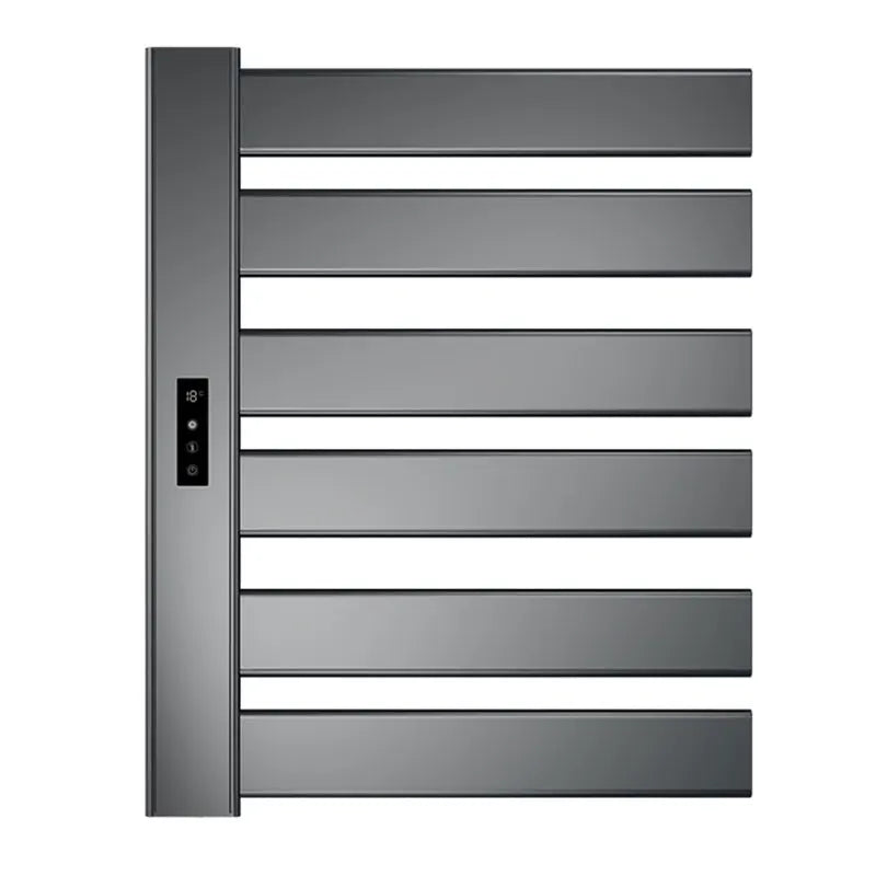 Bathroom Hanging Intelligence Aluminum-magnesium Alloy Fiber Heated Towel Rack Drying Equipment Toilet Bath Towel Storage Holder