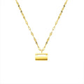 Fashion 18K Gold Plated Lock Design Necklace Jewelry Stainless Steel Pendant Necklace for Women
