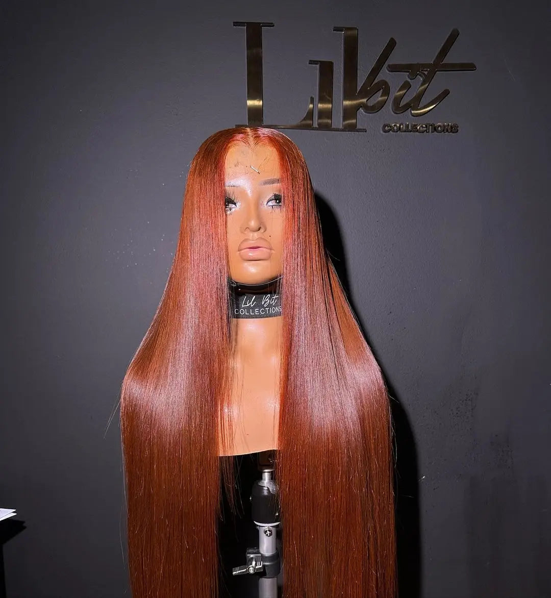 Wholesale 13x4 Reddish Brown Natural Real Hair Wig Frontal 13x6 HD Human Hair Lace Front Vendors Straight Deep Wave Available