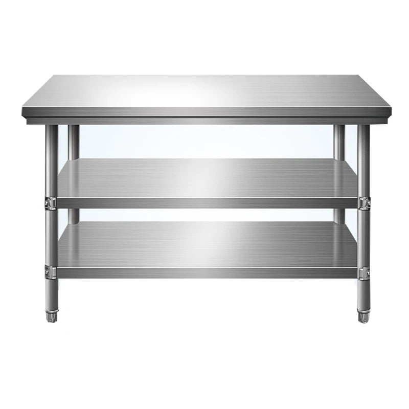Stainless Steel Commercial 3 Layers Worktable